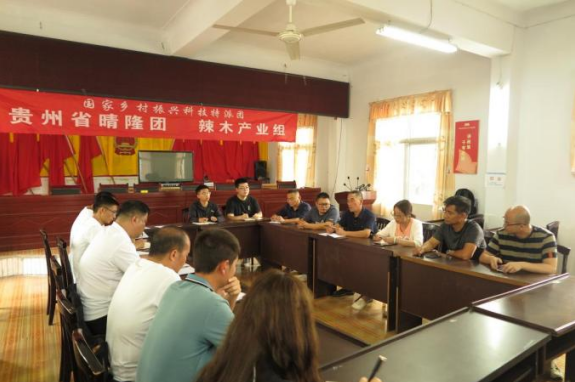 国家乡村振兴科技特派团贵州晴隆团辣木产业组 在长流乡开展科技帮扶工作